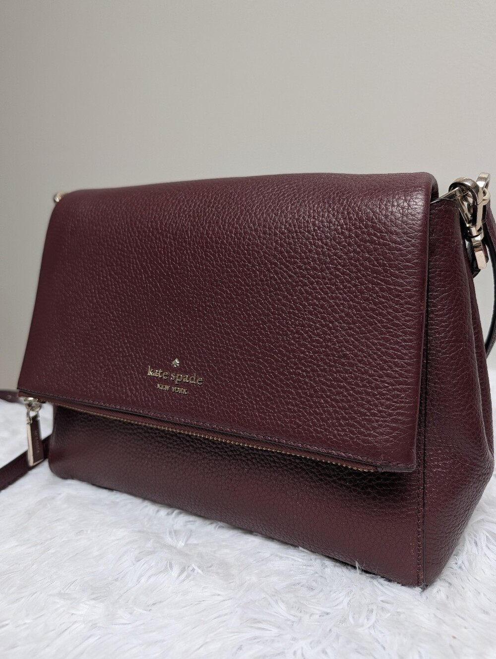 Kate Spade Leila Medium Flap Shoulder Bag – Genuine Leather - Picture 3 of 16